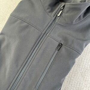 Tumi Tech Mens XL Softshell Fleece Lined Full Zip Jacket Black L8JLK TT-0012
